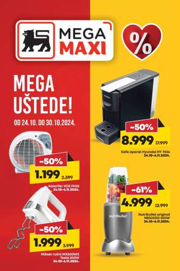 Mega Maxi katalog - 24.10.2024 - 30.10.2024.