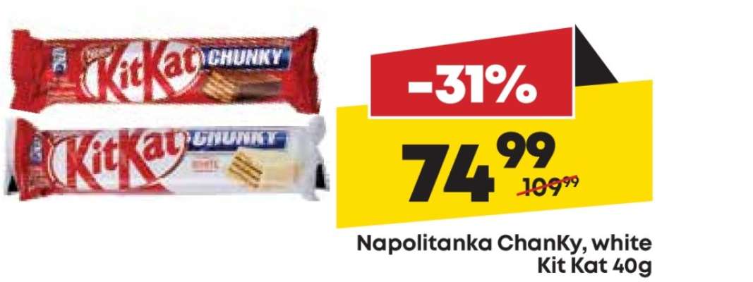 Napolitanka Chanky white Kit Kat 40g