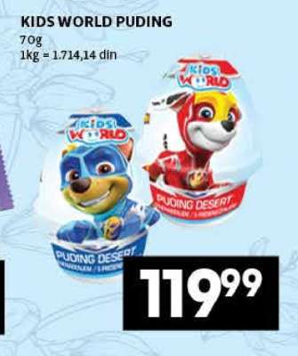 KIDS WORLD PUDING