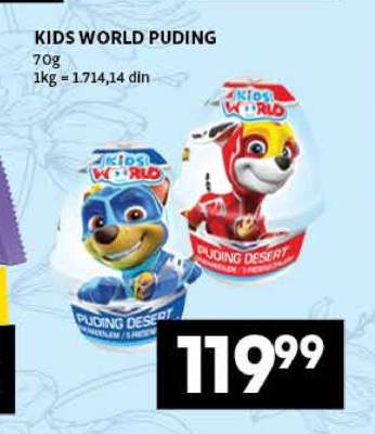 KIDS WORLD PUDING