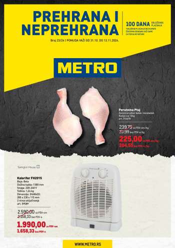 Metro katalog - 31.10.2024 - 13.11.2024.