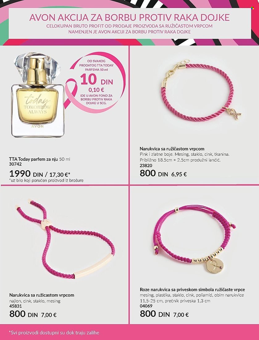 Avon katalog. Stranica 1