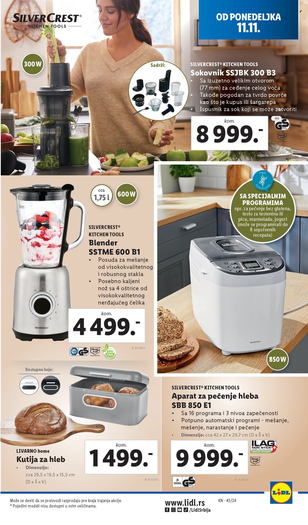 Lidl katalog - 07.11.2024 - 13.11.2024. Stranica 1