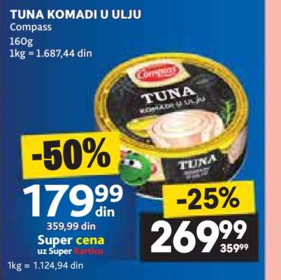 TUNA KOMADI U ULJU