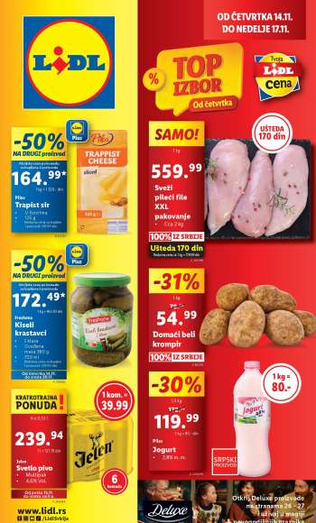 Lidl katalog - 14.11.2024 - 20.11.2024.