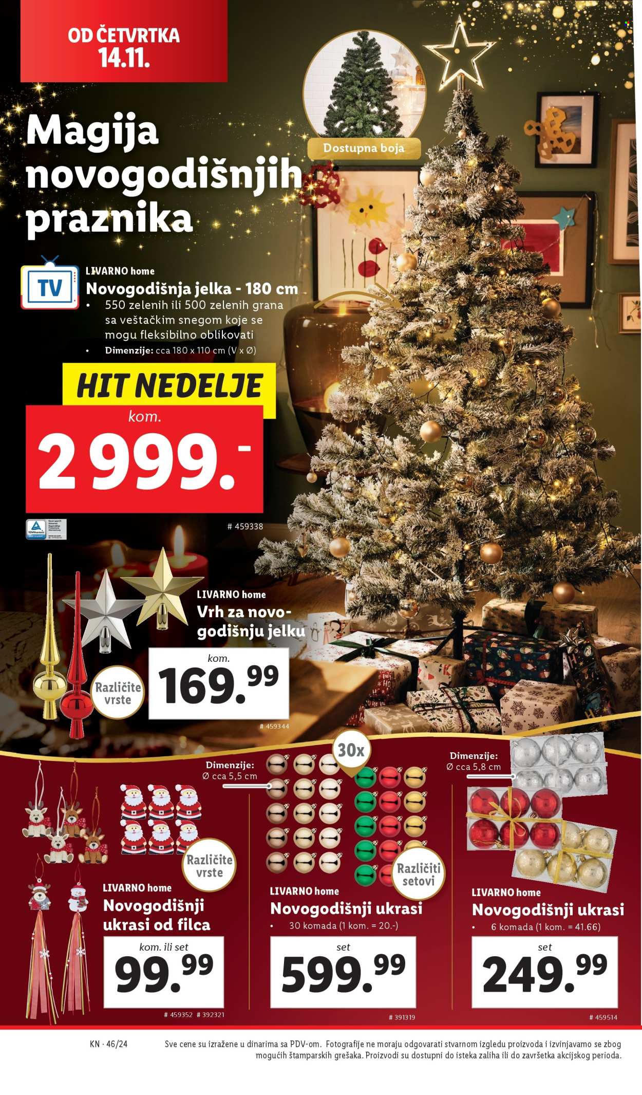 Lidl katalog - 14.11.2024 - 20.11.2024. Stranica 1