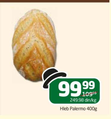 HLEB PALERMO 400g