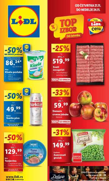 thumbnail - Katalog Lidl - Pogledajte naše ponude - Prehrana