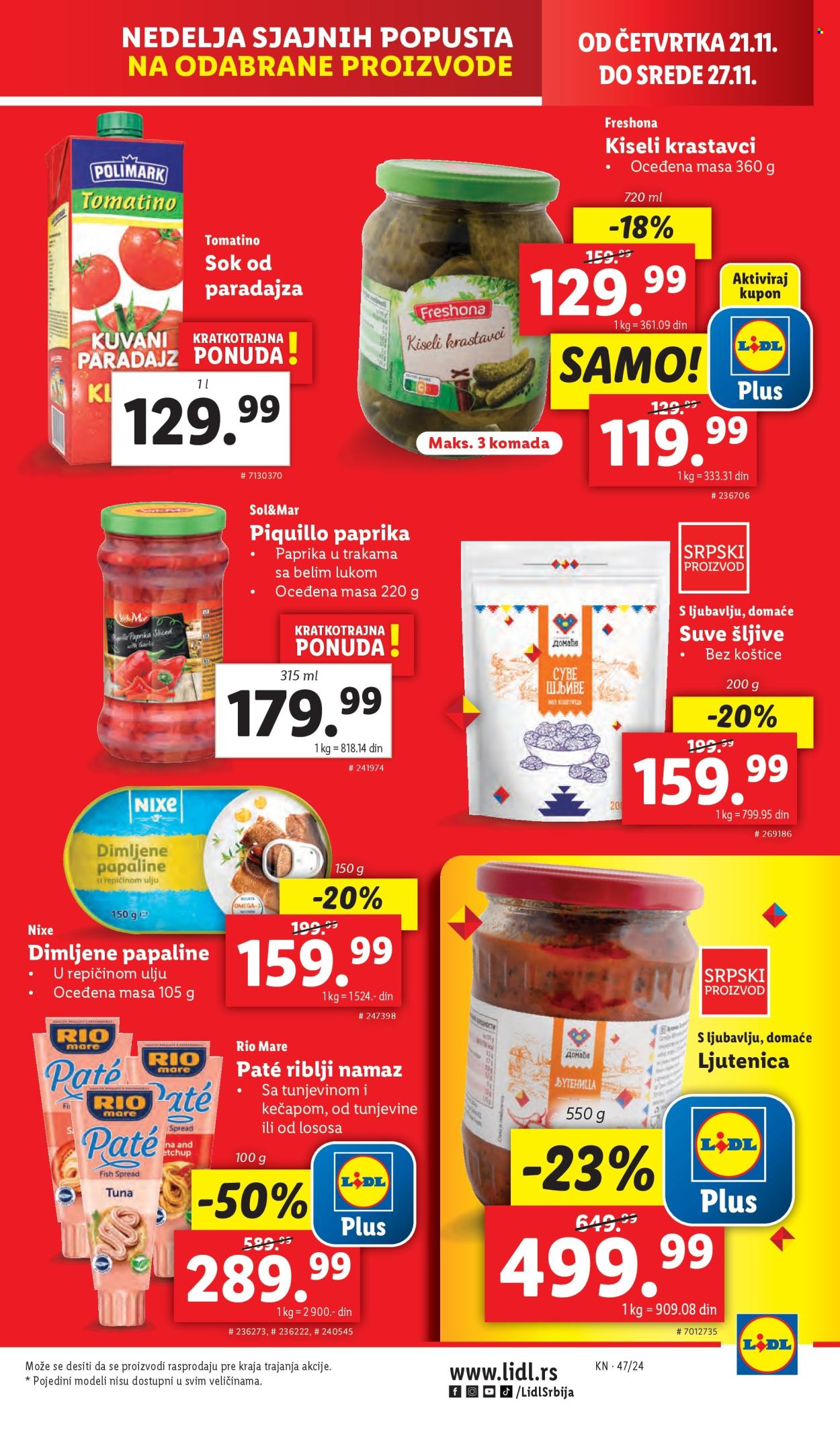 Lidl katalog - 21.11.2024 - 27.11.2024. Stranica 1