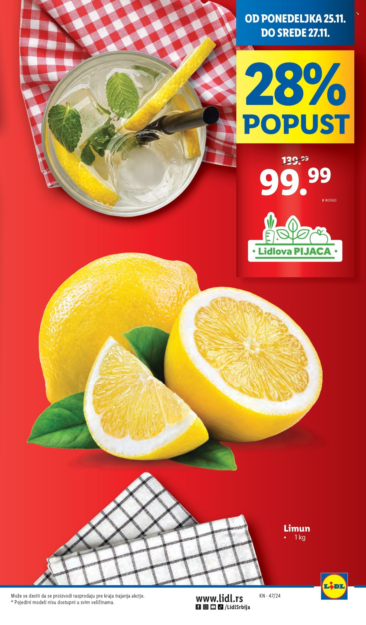 Lidl katalog - 21.11.2024 - 27.11.2024. Stranica 1