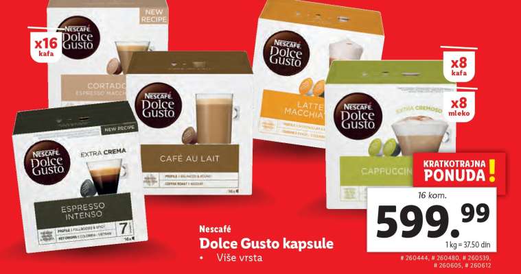 Nescafé Dolce Gusto kapsule