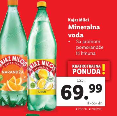 Knjaz Miloš Mineralna voda