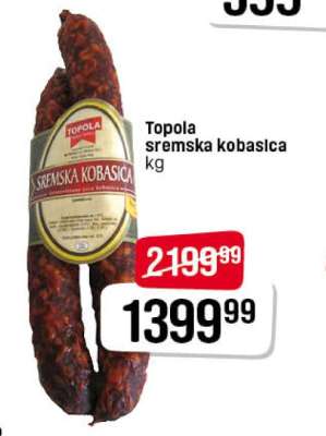 Topola sremska kobasica