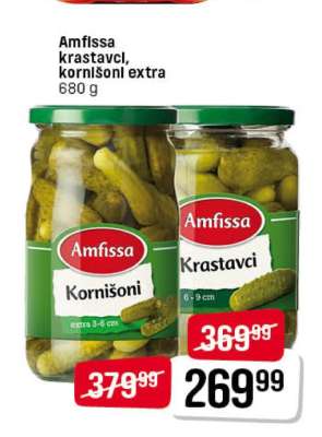 Amfissa krastavci, korníšoni extra