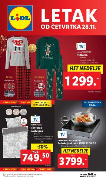 Lidl katalog - 28.11.2024 - 04.12.2024.