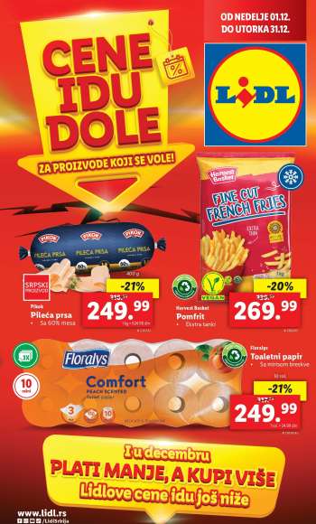 Lidl katalog - 01.12.2024 - 31.12.2024.