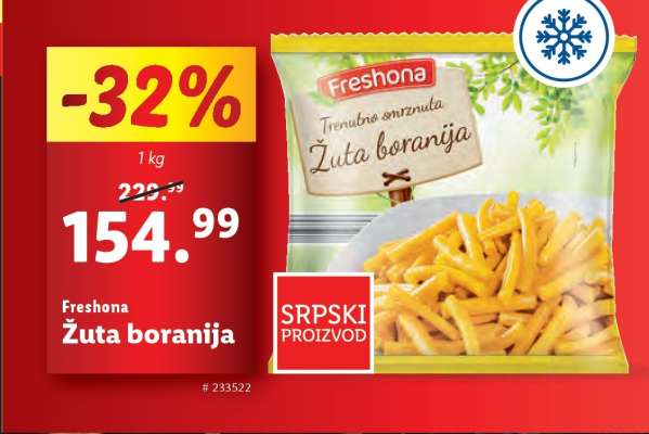 Freshona Žuta boranija