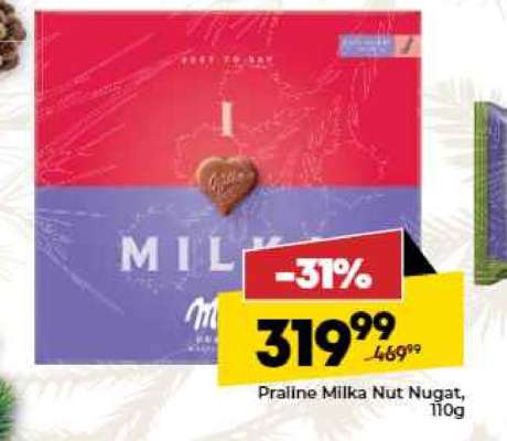 Praline Milka Nut Nougat