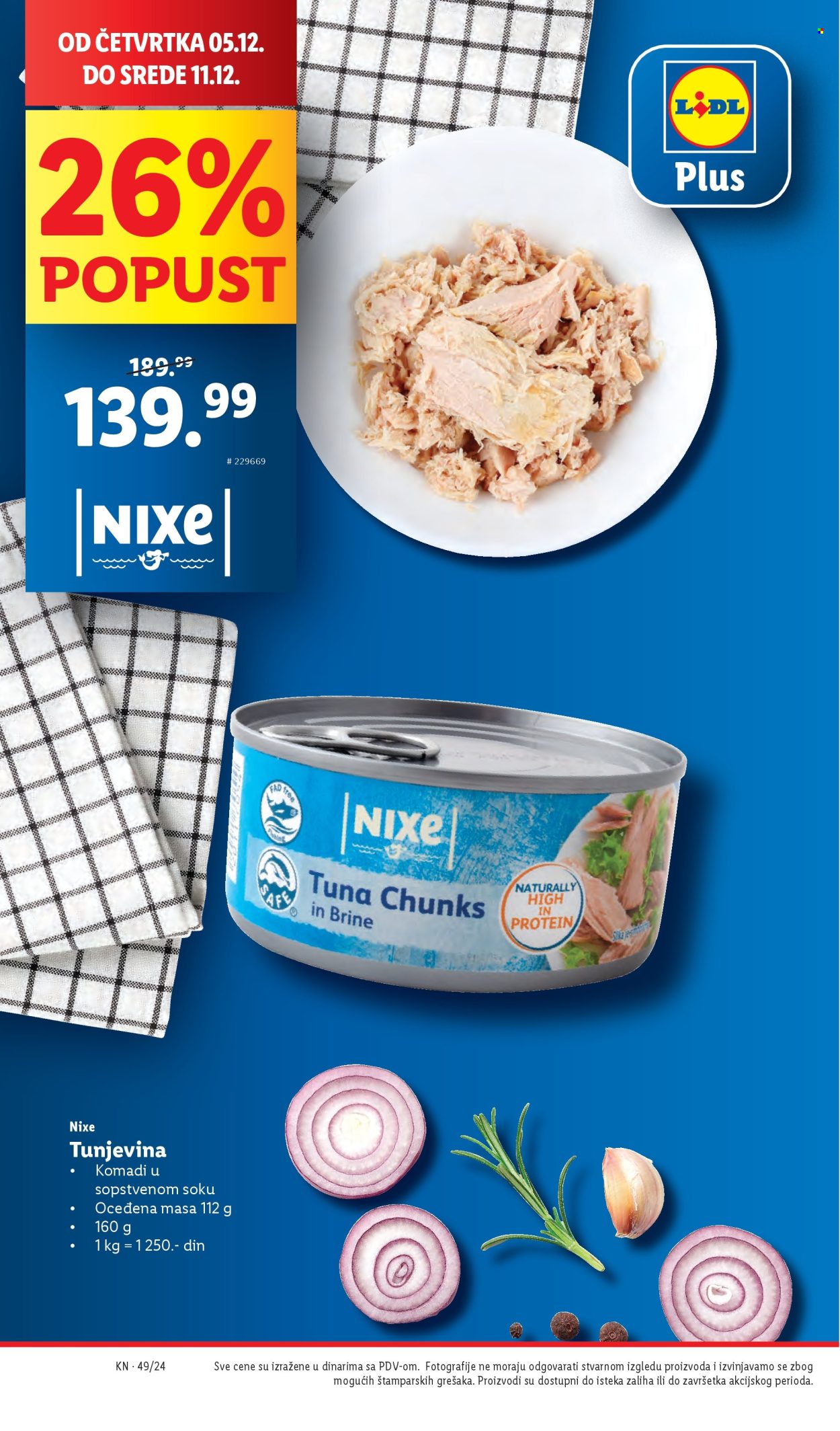 Lidl katalog - 05.12.2024 - 11.12.2024. Stranica 1