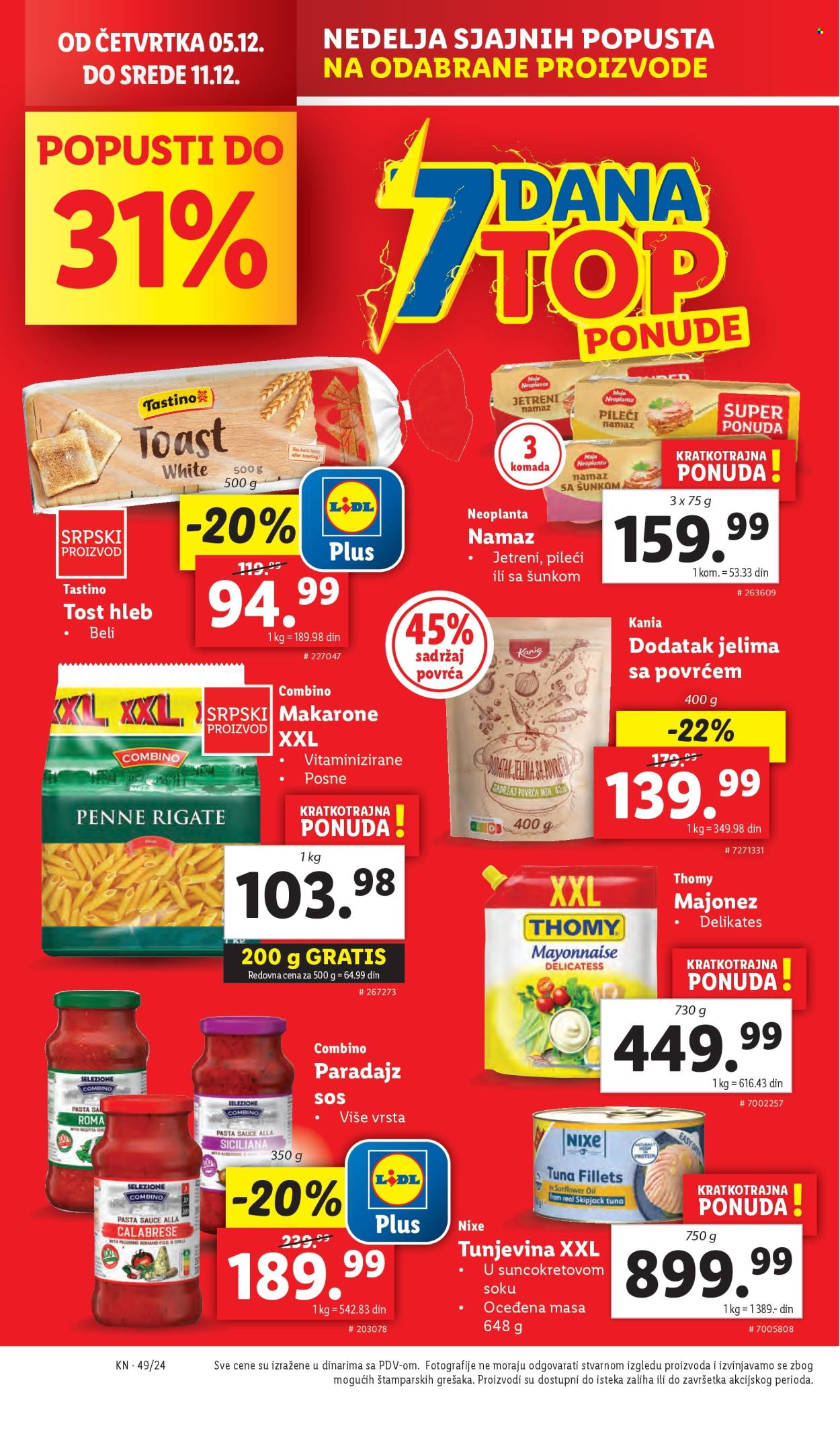 Lidl katalog - 05.12.2024 - 11.12.2024. Stranica 1