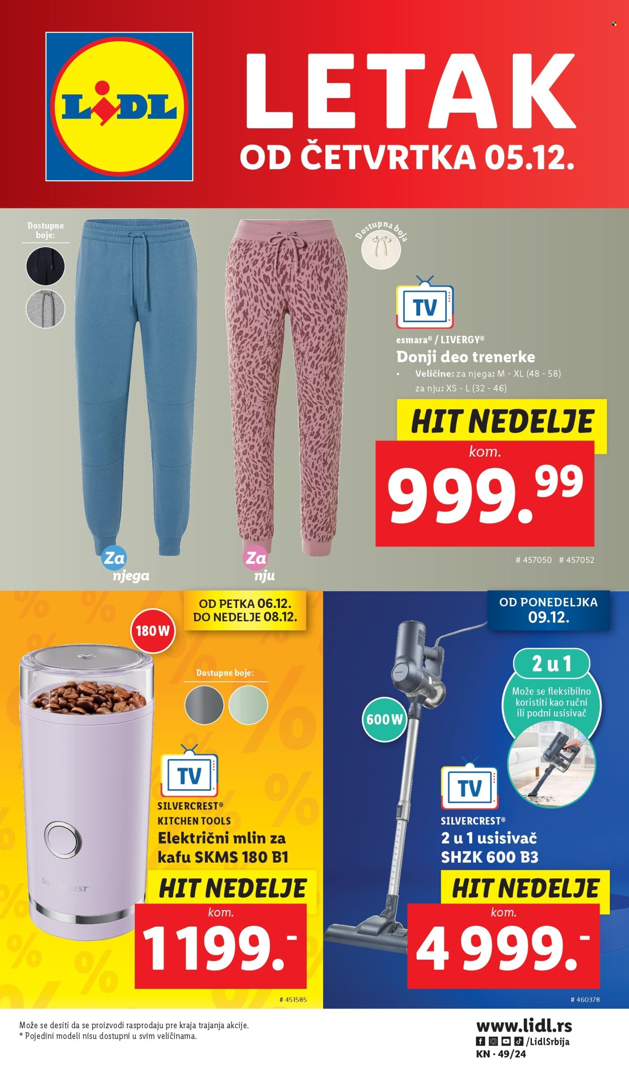 Lidl katalog - 05.12.2024 - 11.12.2024. Stranica 1