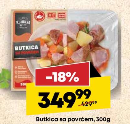 Butkica sa povrćem, 300g