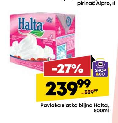 Pavlaka slatka biljna Halta, 500ml