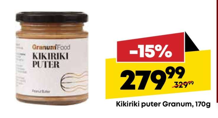 Kikiriki puter Granum 170g