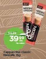 Cappuccino classic Nescafe 15g