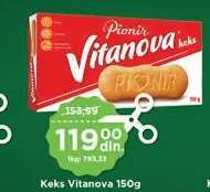 Keks Vitanova 150g