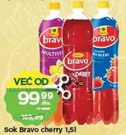 Sok Bravo cherry 1,5l