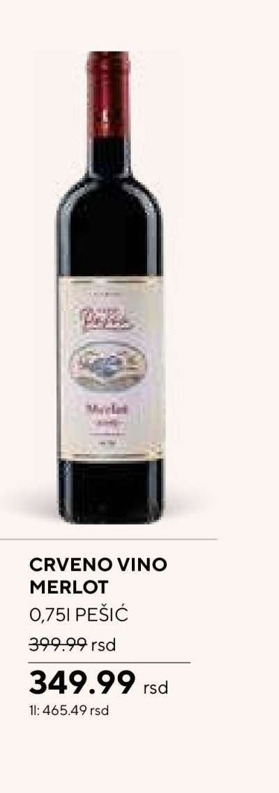 CRVENO VINO MERLOT