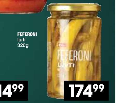 FEFERONI ljuti 320g