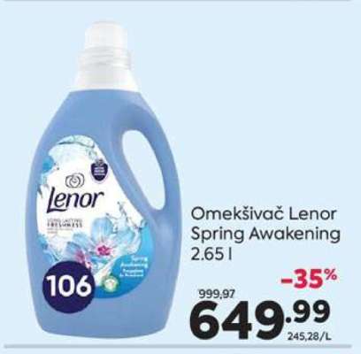 Omekšivač Lenor Spring Awakening 2.65 l