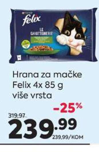 Hrana za mačke Felix 4x 85 g