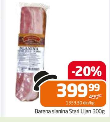 Barena slanina Stari Lijan 300g