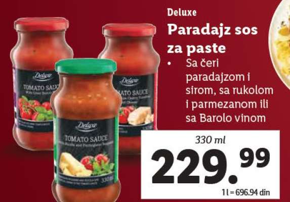 Deluxe Paradajz sos za paste