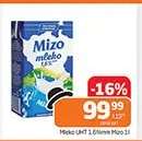 Mléko UHT 1,5% Mizo 1l