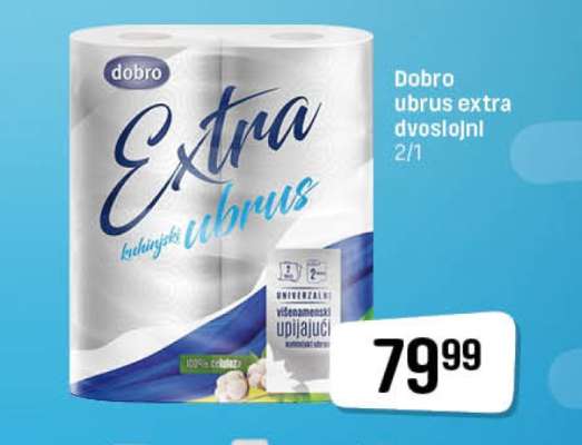 Dobro ubrus extra dvoslojni