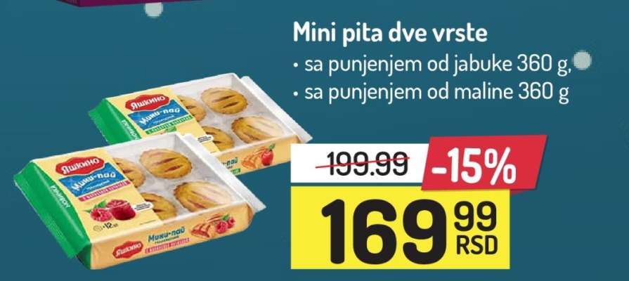 Mini pita dve vrste