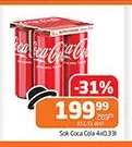 Soda Coca Cola 4x0.33l