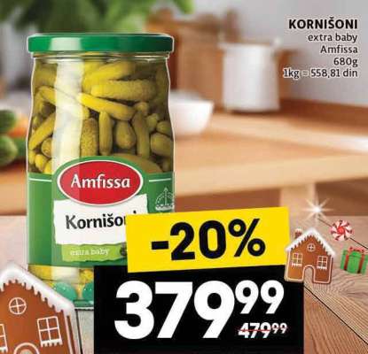 KORNIŠONI extra baby Amfissa