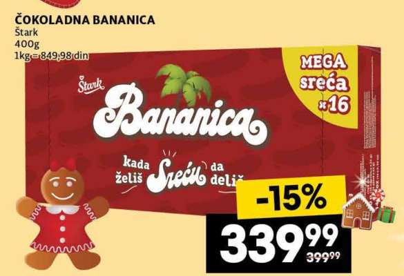 ČOKOLADNA BANANICA