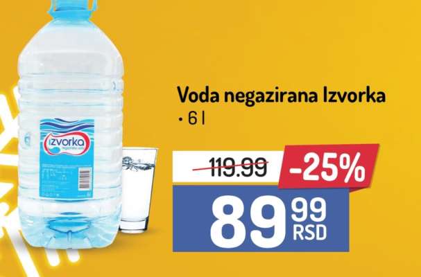 Voda negazirana Izvorka