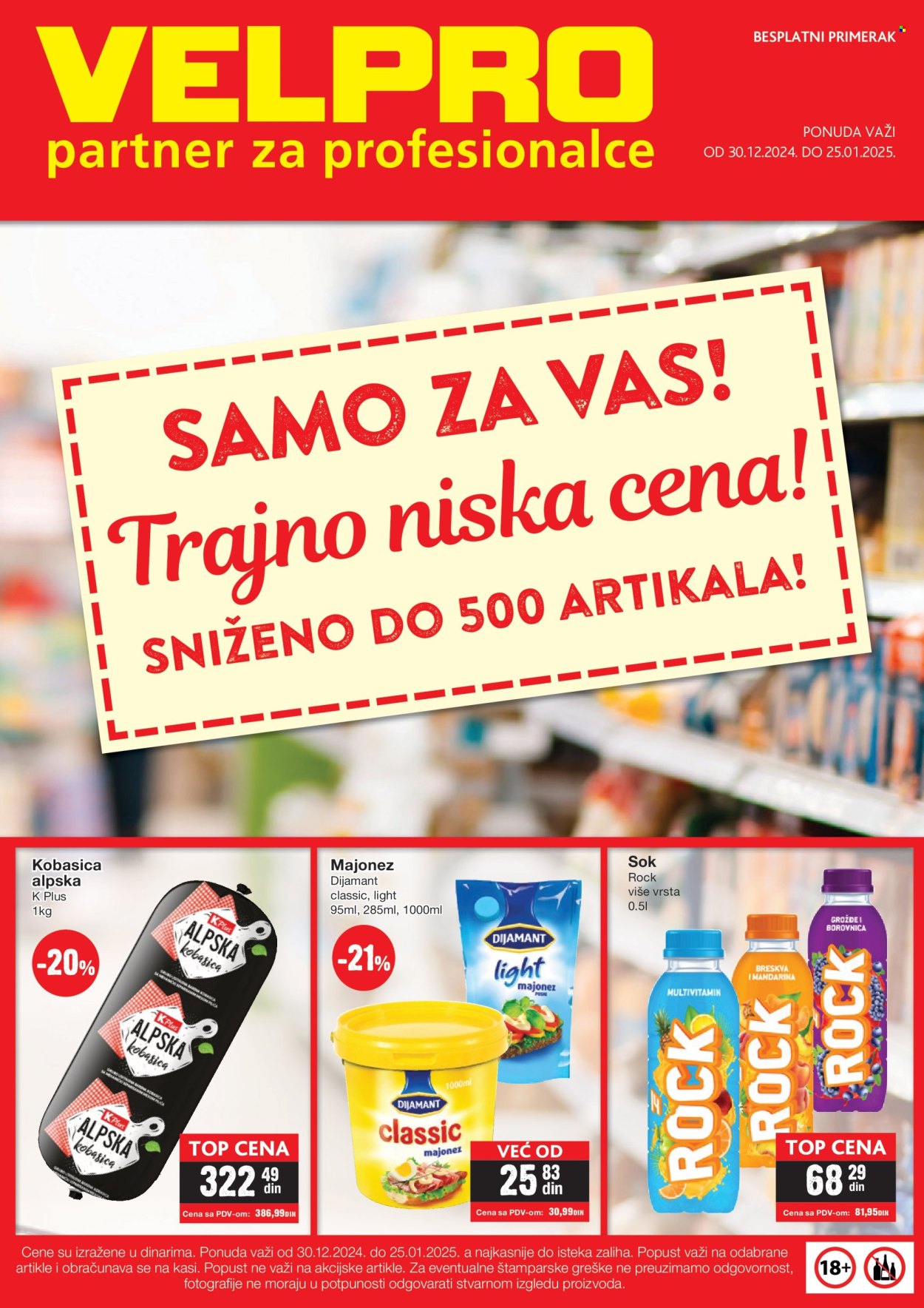 Velpro katalog - 30.12.2024 - 25.01.2025. Stranica 1