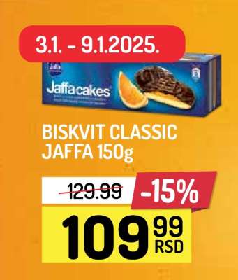 Biskvit classic Jaffa 150g