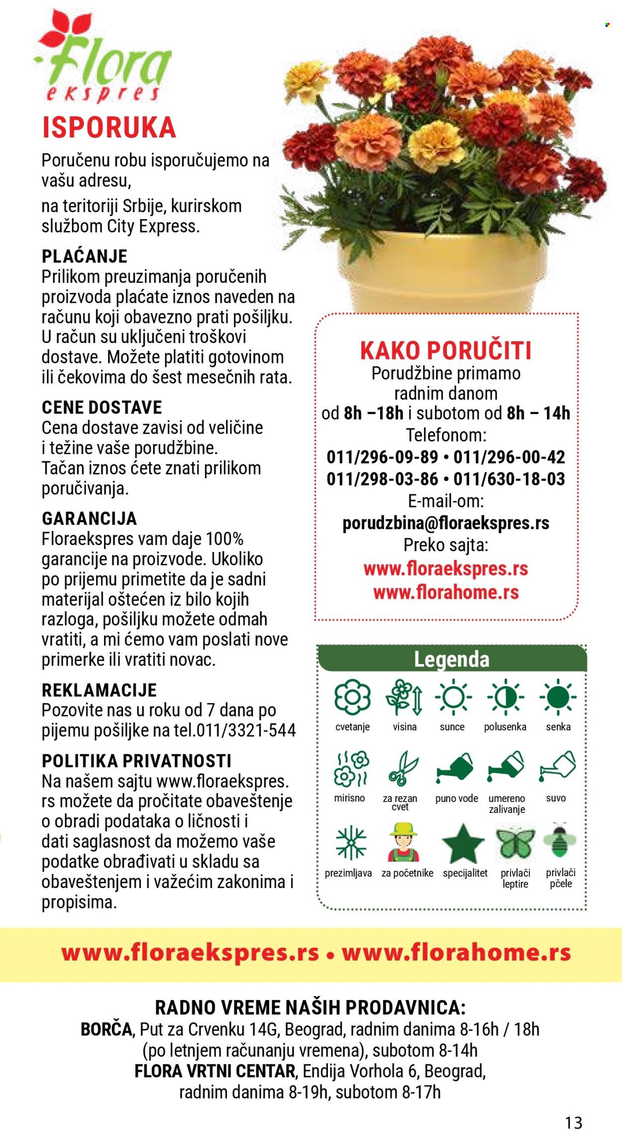 Flora Ekspres katalog. Stranica 13