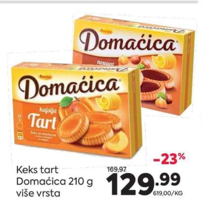 Keks tart Domaćica