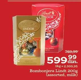 Bombonjera Lindt 200g