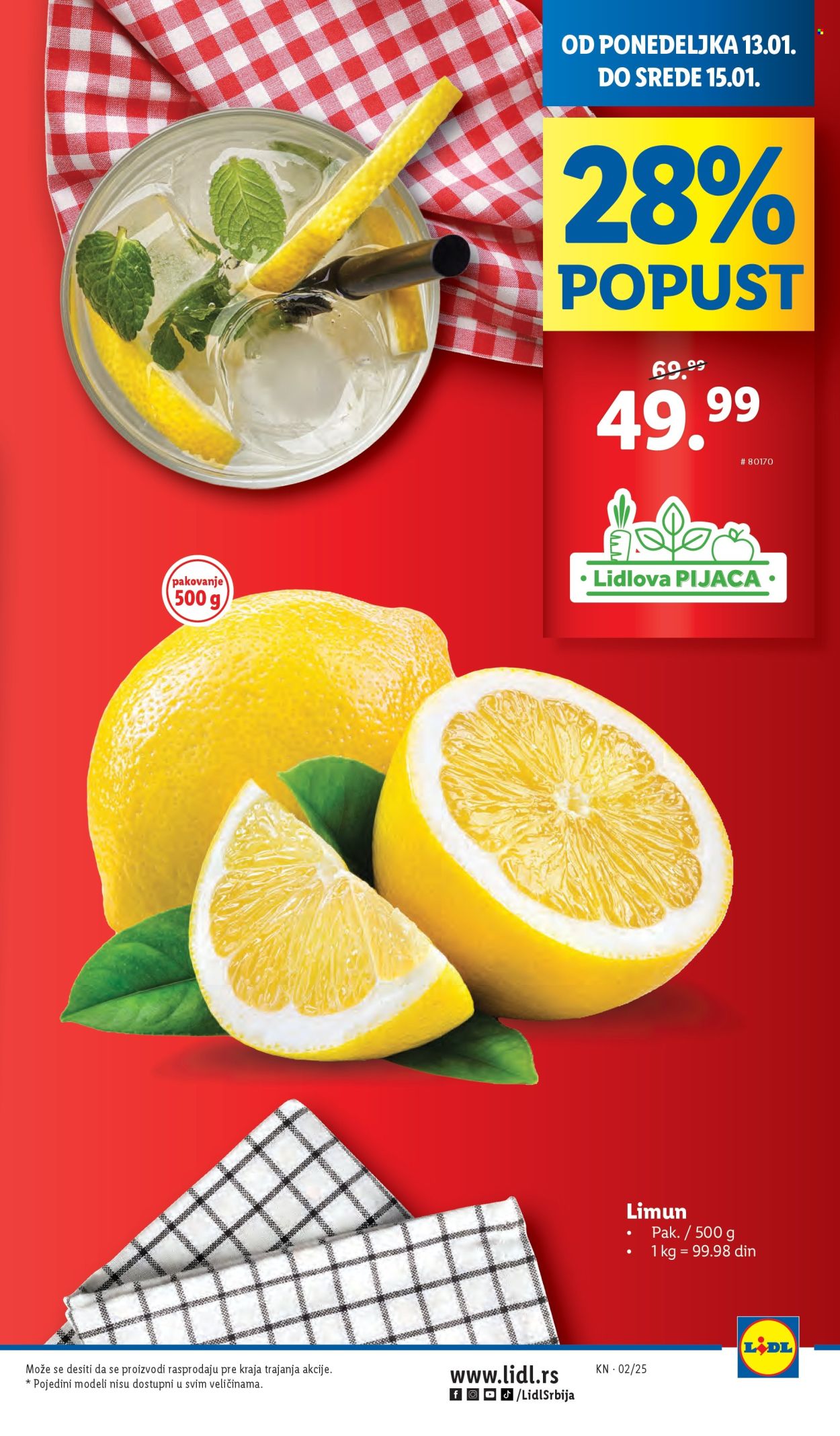 Lidl katalog - 09.01.2025 - 15.01.2025. Stranica 1